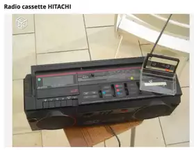 RADIO-CASSETTES HITACHI