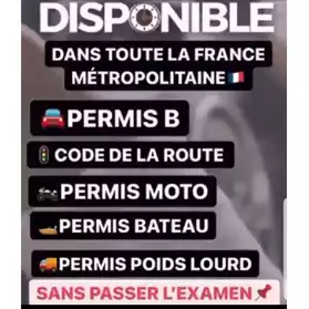 Obtenez vos permis de conduire en ligne