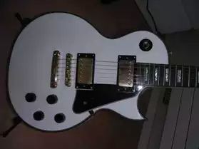 Guitare Acepro AE619 white + Housse