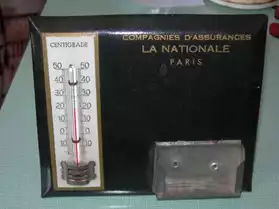 thermomètre de bureau en tôle