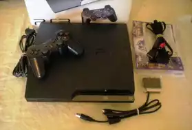 PS3 Slim 120Go + Manette et jeux