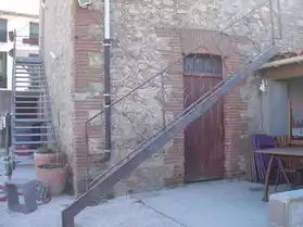 escalier droit fer forgé