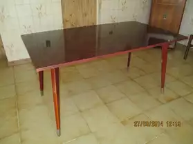 Table rectangulaire form + rallonge