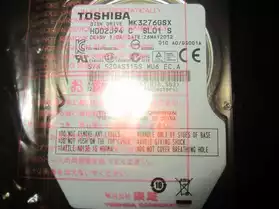 Disque dur Toshiba 320 Go Neuf