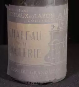 Vin blanc d'anjou de 1955