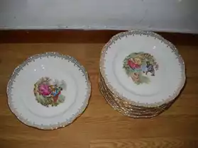 10 assiette porcelaine