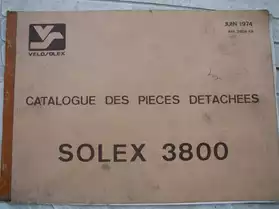 revue Solex 3800 1974