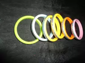 Lot revendeur 10 bracelets plast strass