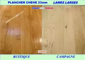 PARQUET/PLANCHER CHÊNE LAMES LARGES