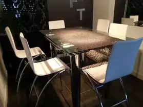 TABLE ET CHAISES DESIGN