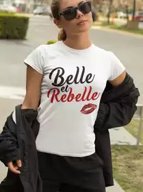 Tee shirt Belle et Rebelle