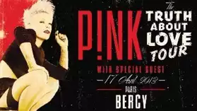 Concert Pink a Bercy 17/04/13
