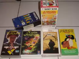 Pack 5 cassettes video VHS originales po