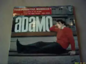 Vinyle 45 tours:Adamo:Vous permettez...