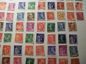 timbres oblitérés france