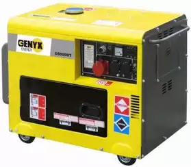 Groupe électrogène Diesel GENYX 5500 W t