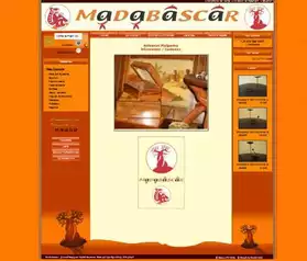 Vente d'artisanat de Madagascar