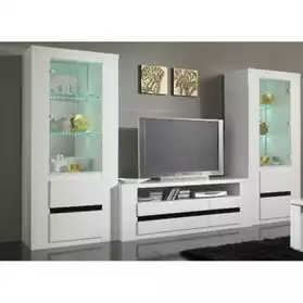 Meuble Tv design TANIA coloris blanc chr