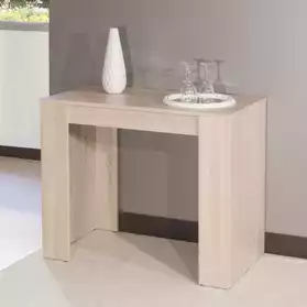 Table console en chene