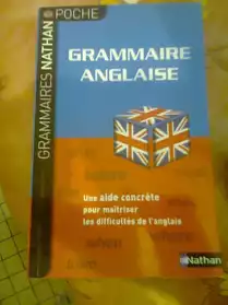 livre de grammaire anglaise de poche