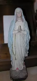 cession de statue Notre Dame de Lourdes