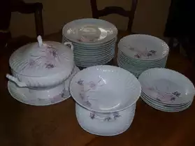 Service de table porcelaine de limoges