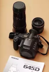 Pentax 645D + Pentax 55mm + 300mm