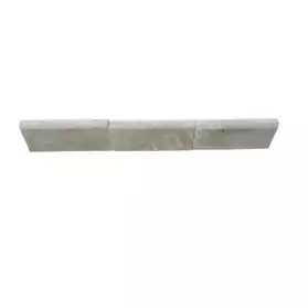 Travertin Beige Bordure 43x18 cm Arrondi