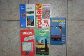 Lot de livres et plans Toulouse