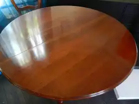 Table merisier + 4 chaises
