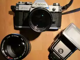 REFLEX Canon AT-1+ OBJ:85-50-zoom 75-200