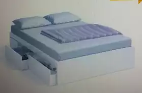 Vend cadre de lit deux places NEUF