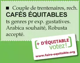 recherche Cafés Equitables