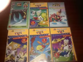 6 cassettes VHS(dessins animés)