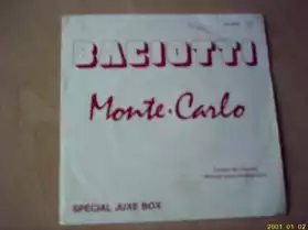 45 tours : Baciotti : Monte Carlos