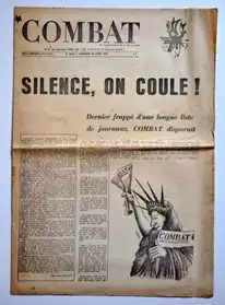 COMBAT : Silence on coule !