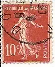 FRANCE OBLITERES. N°138 (1907-18)