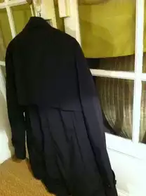 manteau imperméable noir