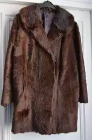 manteau de fourrure femme
