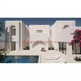 VILLA AVEC PISCINE-ZONE URBAINE A DJERBA