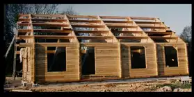 Structure chalet bois de 70m² bas prix