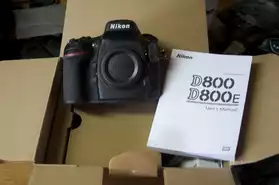 Nikon D800/ D800E with french manual