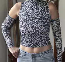 Sexy top leopard