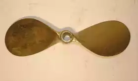 Hélice bipale en bronze