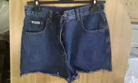 Short jeans bleu fonce - taille 38-40