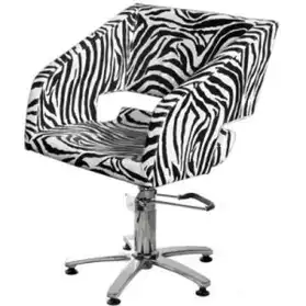 Vend fauteuil zebra