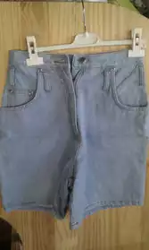 Bermuda jeans bleu clair - taille 38