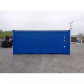 Belle Container 20 pieds bleu