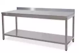 WORK TABLE WITH SHELF