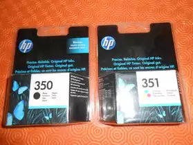 Cartouches imprimante HP 350 & 351